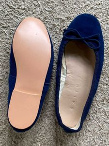 GALIN Deep Royal Blue Ballet Flats
