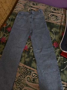 Stylish Wide Leg Denim Jeans