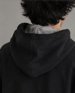 Black zipup Hoodie