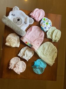 Cap,mittons For Babies