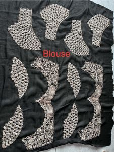 Elegant Black &amp; Gold Lehenga