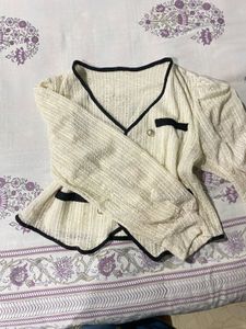 cute Korean blazer top