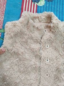 MAX Fuzzy Buttoned Jacket