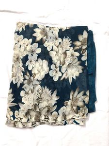 Peacock blue Daily wear new saree