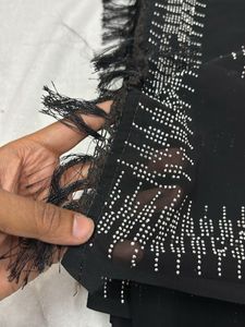 Elegant Black Saree