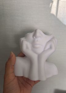 Unique Woman Face brush / pen keeper