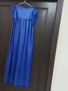 Beautiful Blue Nylon Nightgown