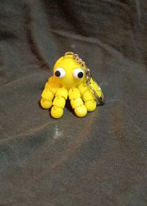 Flexi Funny Octopus Keychain