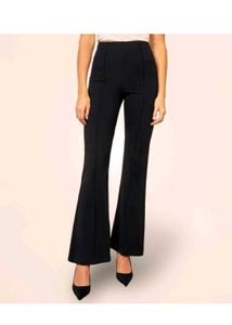 Classic Black Bootcut Pants