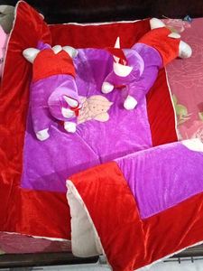 Baby Bedding Set with Cute Animal Toys