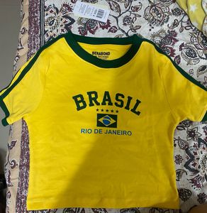 Brazil Crop Top (Brand new)