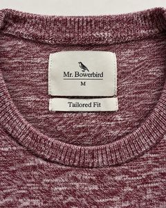 Maroon Marl Knit Sweater