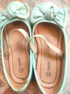 Cute Mint Green Bow Ballet Flats - Size 28