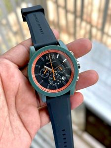 Armani Exchange Black Chronograph Watch