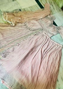 Stunning Pink Sequined Lehenga Choli
