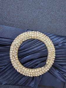 Elegant Navy Blue Clutch
