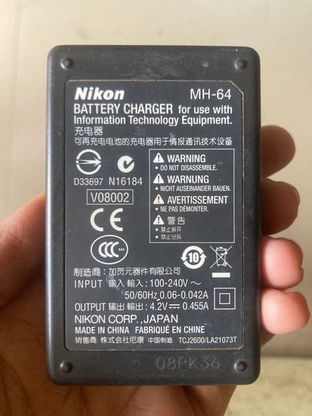 AC Power Cord For Nikon MH-53 Battery Charger – Replacement Cable