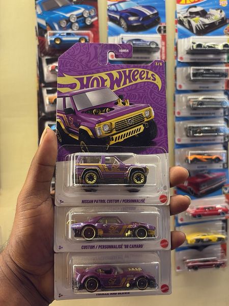 Toys & Games | Hot Wheels Purple & Gold Car Collection | Freeup