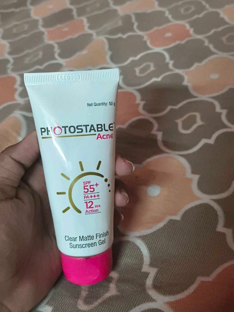 Photostable Sunscreen Gel SPF 55+