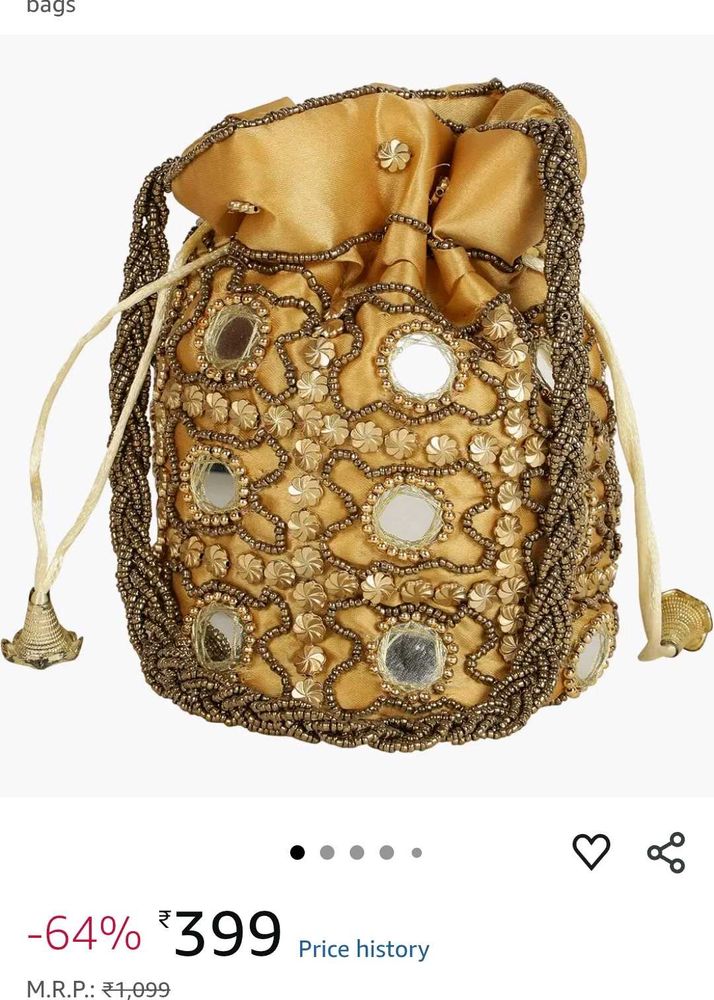 Elegant Embellished Potli Bag
