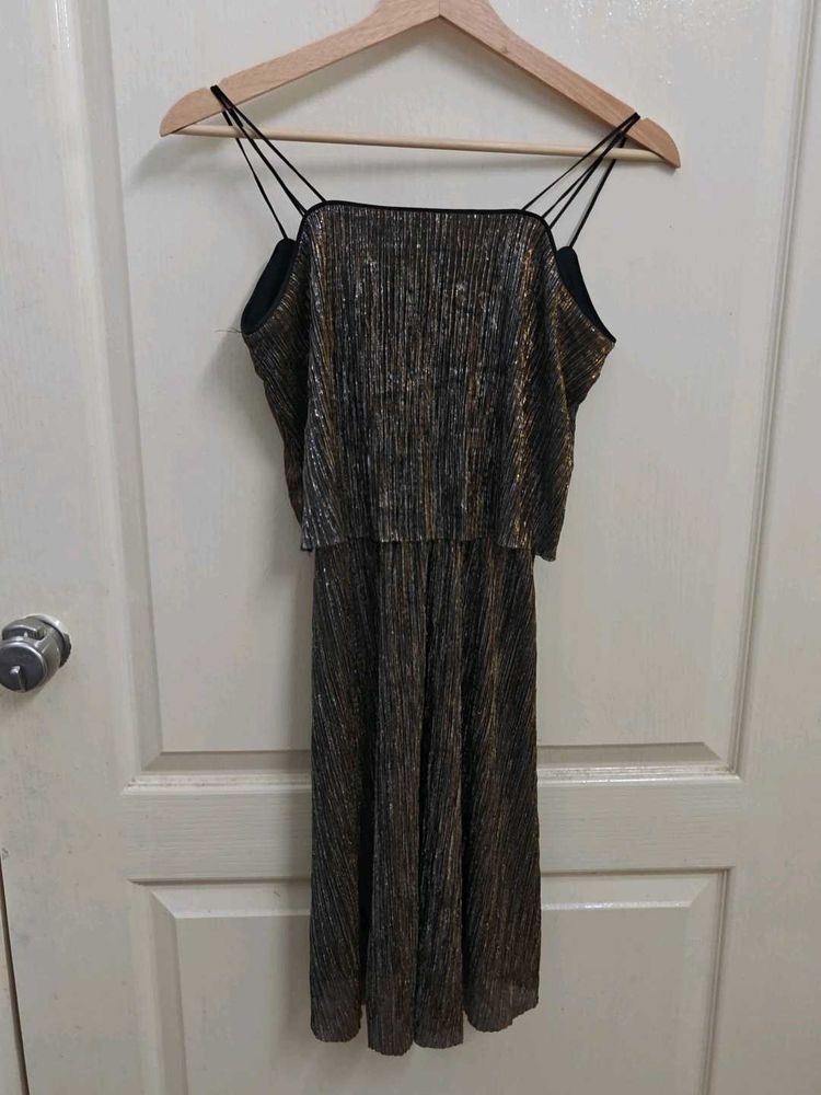 Sparkly Spaghetti Strap Dress