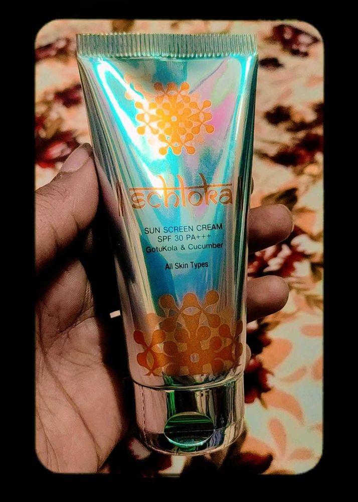 Schlolka Sun Screen Cream Gotukola &amp; Cucumber