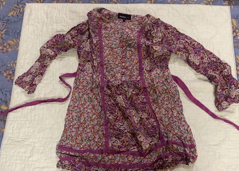 Bohemian Floral Print Kurta
