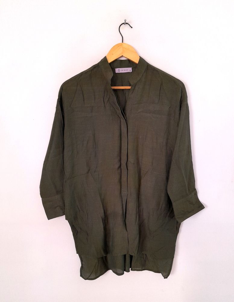 Olive Green Top (Women's)