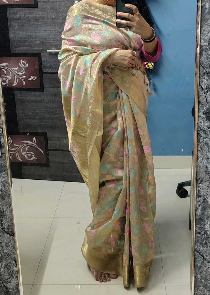 new monga silk brocade paithani