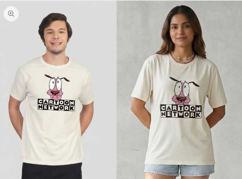 UNISEX Cartoon Network Courage the Dog T-Shirt