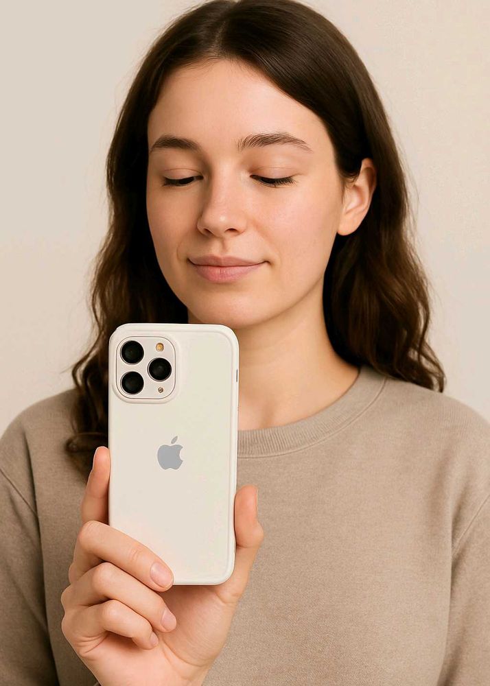 I phone 12 pro back cover with tempered glass