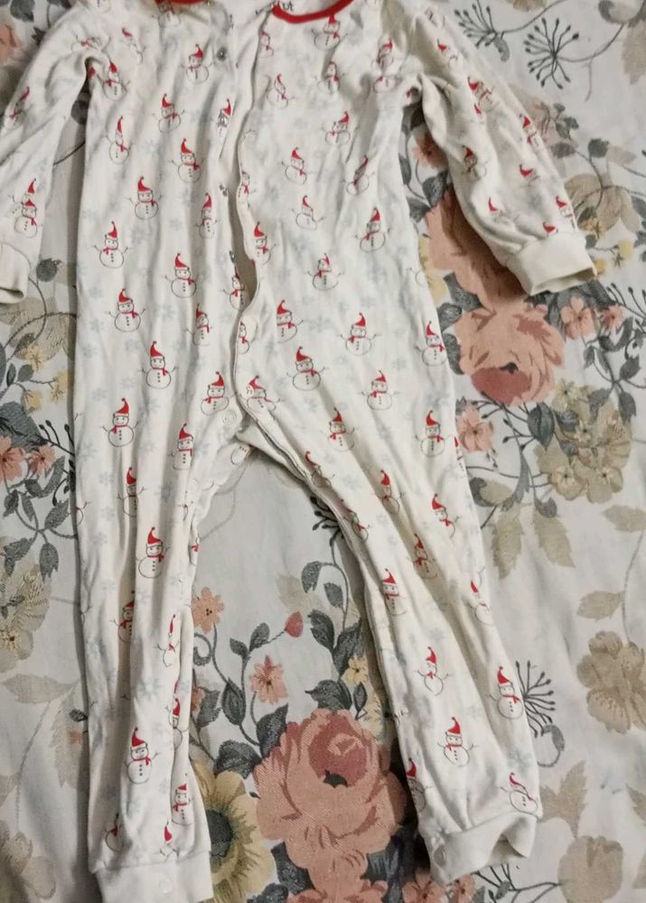 Snowman Print Pajamas