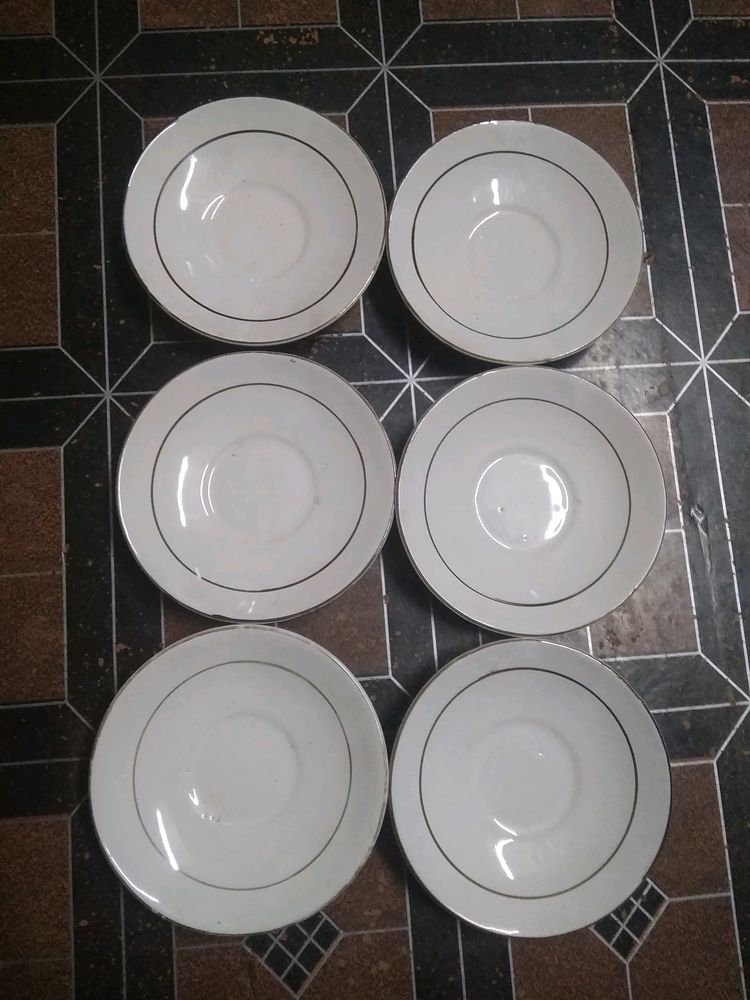 🆕Brand New Tea Cup 6 Plates Set (Not Used It's Ne