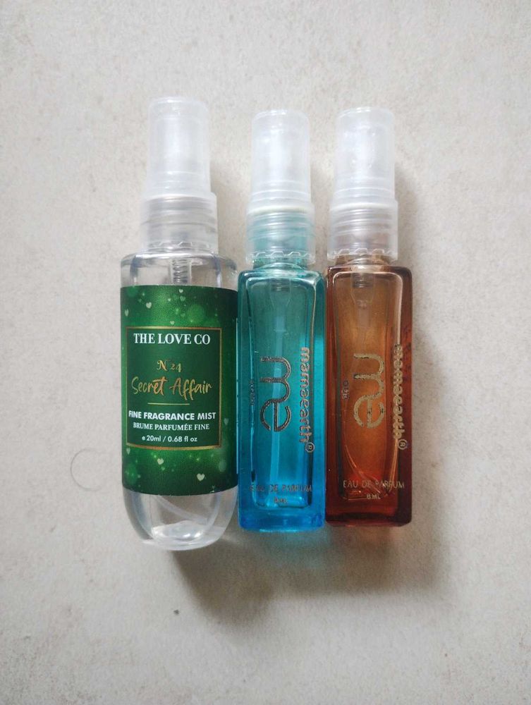The Love Co &amp; Mamaearth Fragrance Mist Set