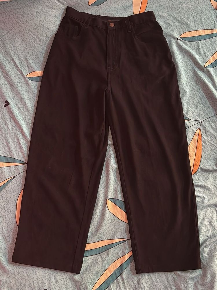 Wide Leg Black Pants