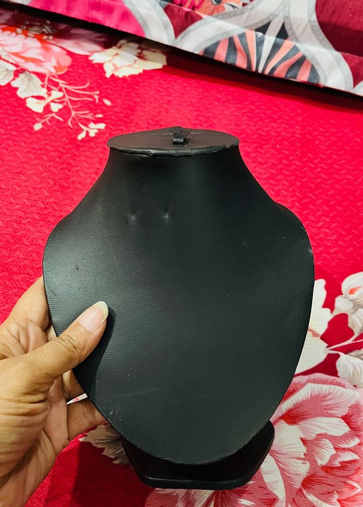 Black Jewelry Display Bust