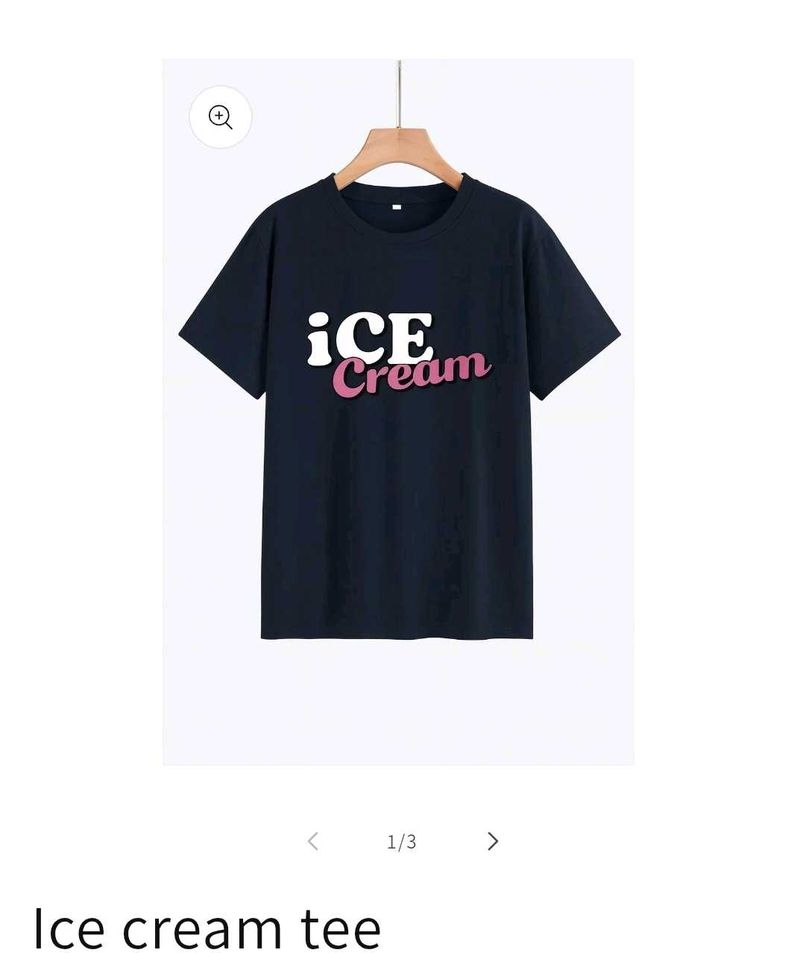 unisex Ice Cream Graphic T-Shirt