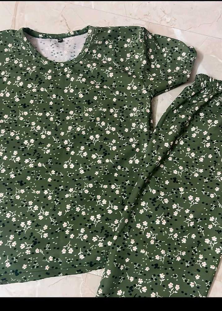 New Floral Print Pajama Set