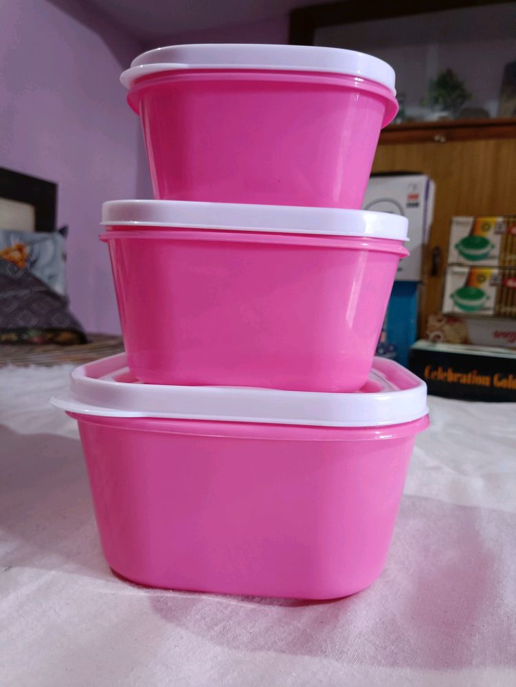 Kitchen Storage Container Set with Plain Lid for all Grocery purpose..