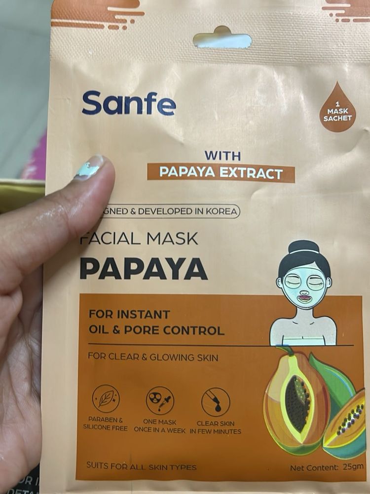 5 Sanfe Papaya Facial Mask