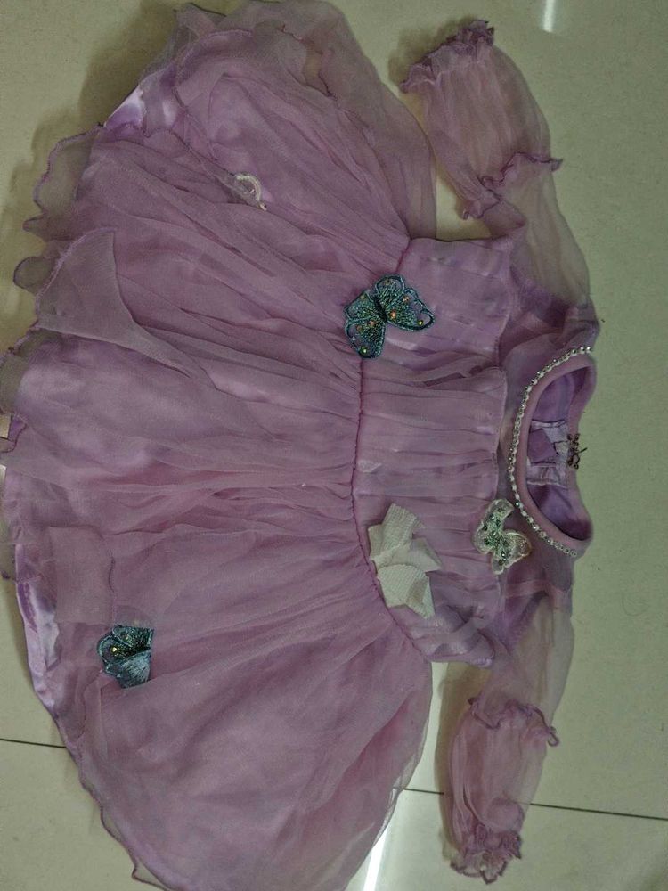 Lavender Butterfly Dress