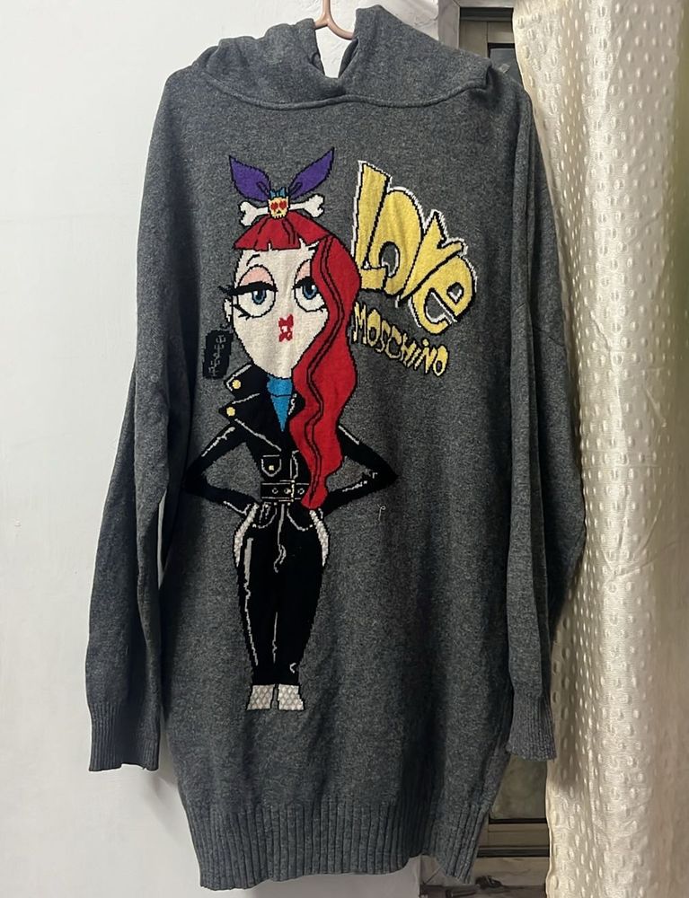 Love Moschino Graphic Hoodie