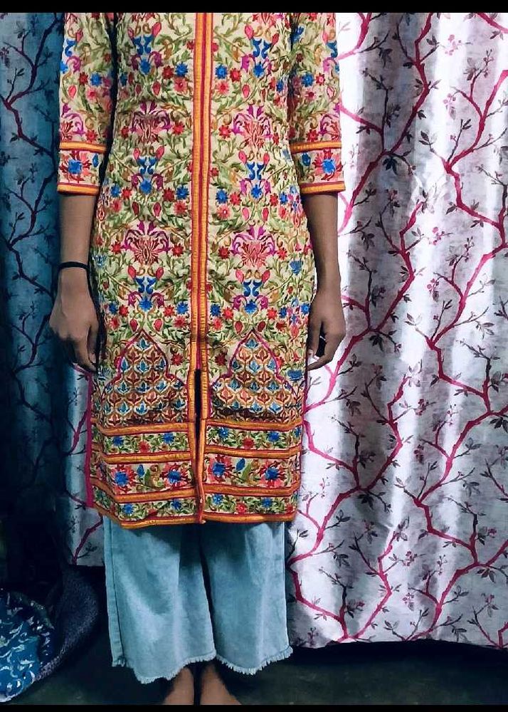 Elegant Embroidered Kurta