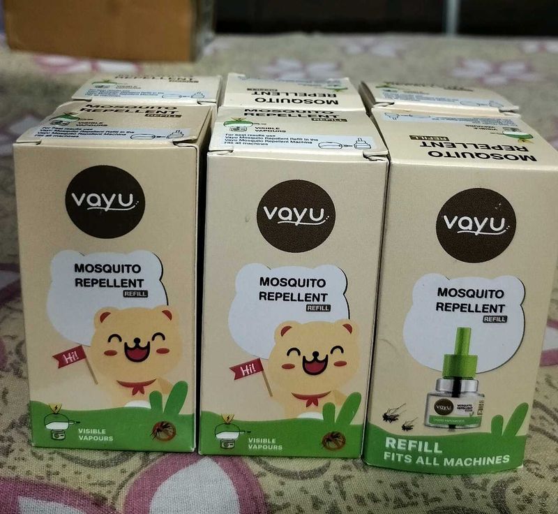 Vayu Mosquito Repellent Refill pack of 6