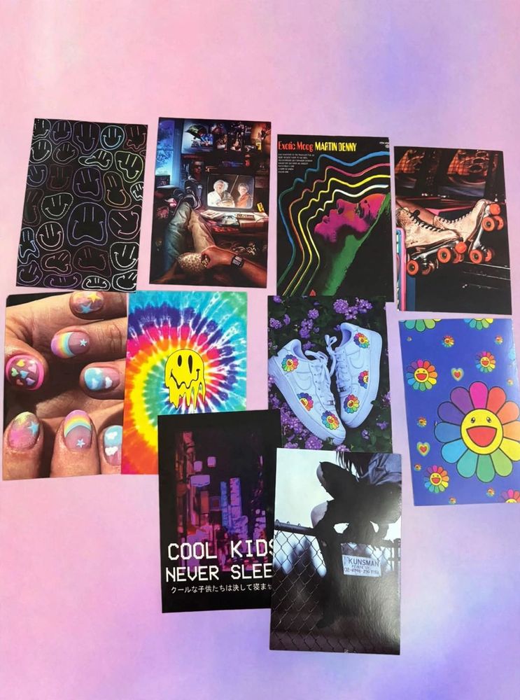 🎨💿 RETRO AESTHETIC MINI WALL ART &amp; POSTCARD PRIN