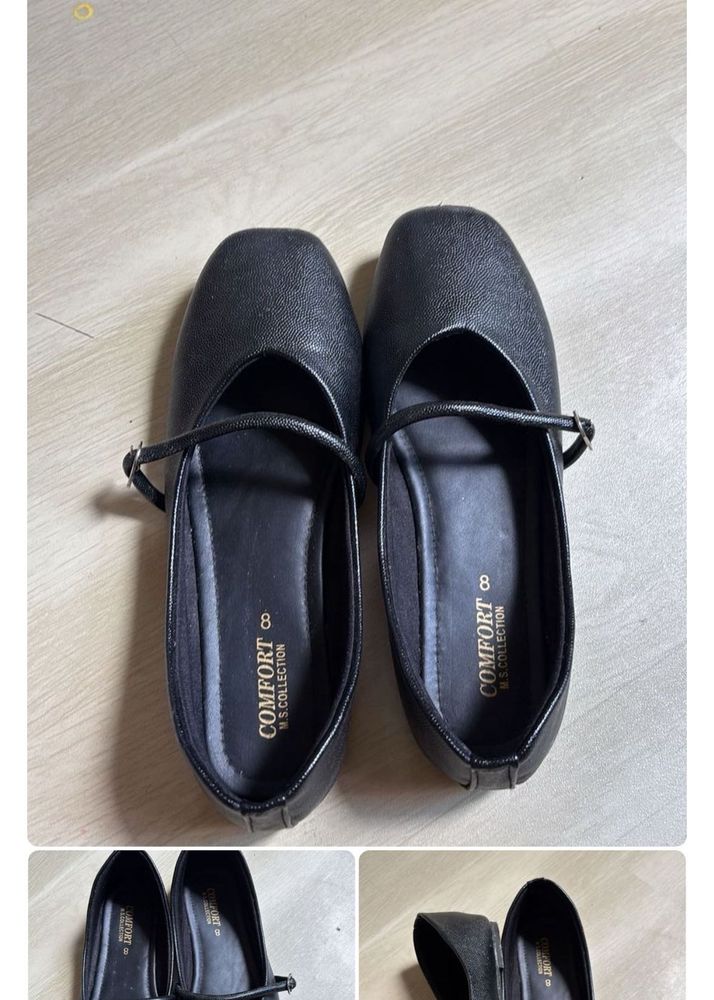 Chic Black Mary Jane Flats