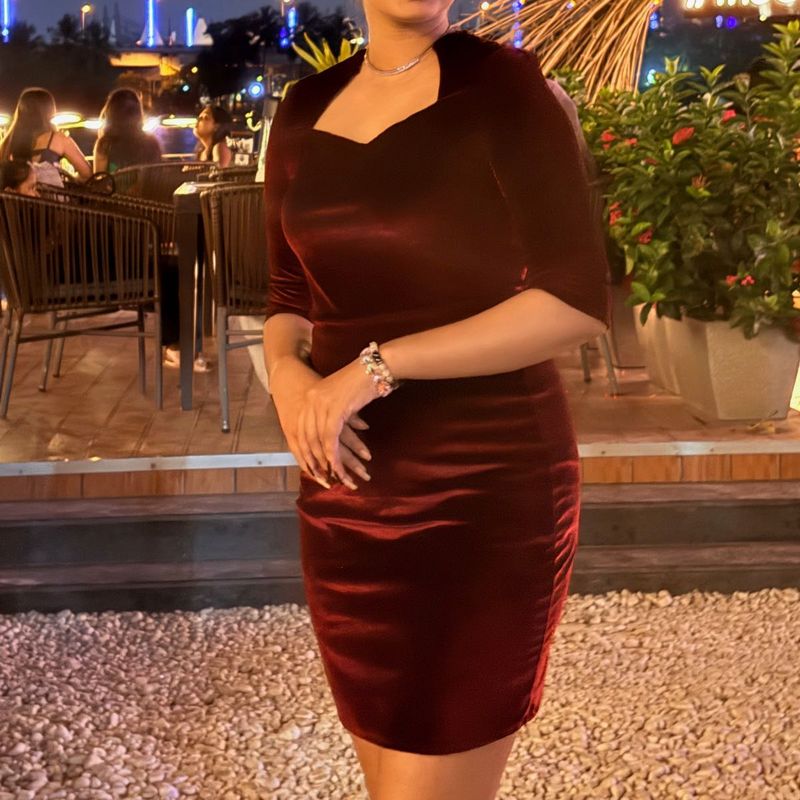 Elegant Velvet Party Dress