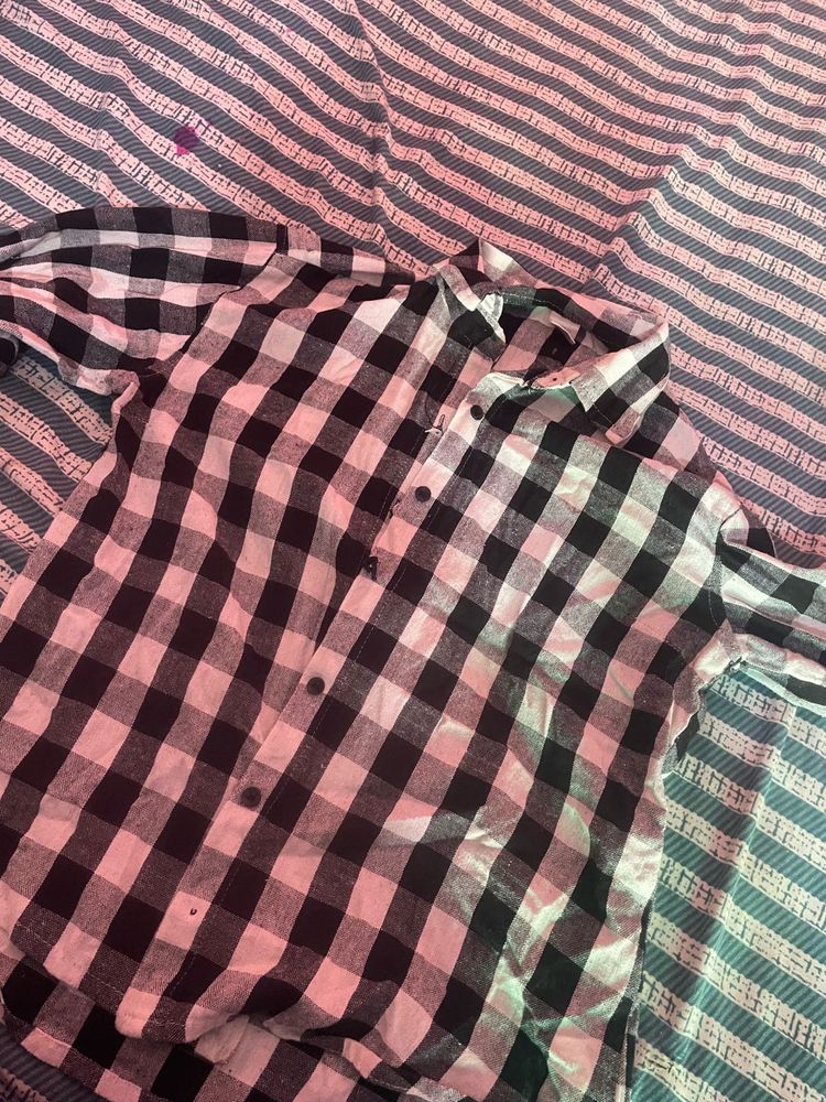 Classic Black &amp; White Checkered Shirt
