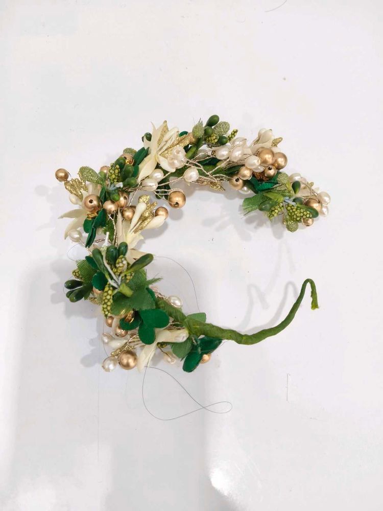 Floral Hair Crown Accessory