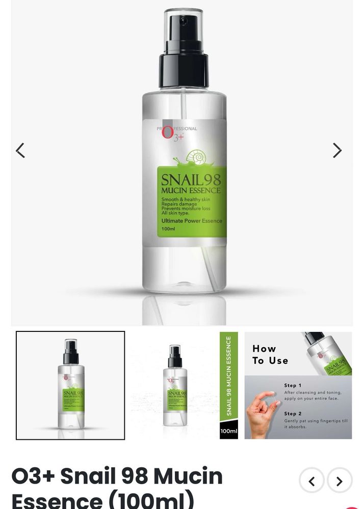 O3+ SNAIL 98 MUCIN ESSENCE (100ML)